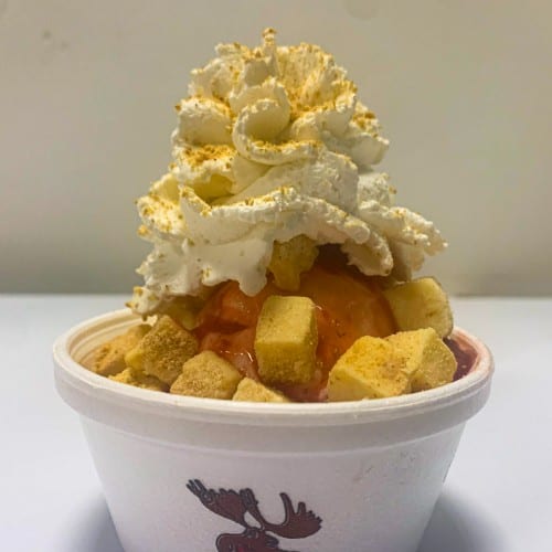 Strawberry Cheesecake Sundae.