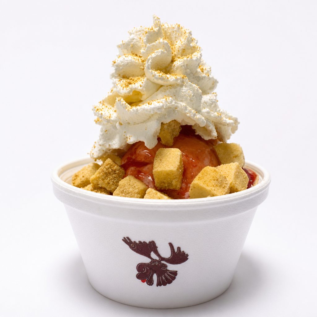 Strawberry Cheesecake Sundae.