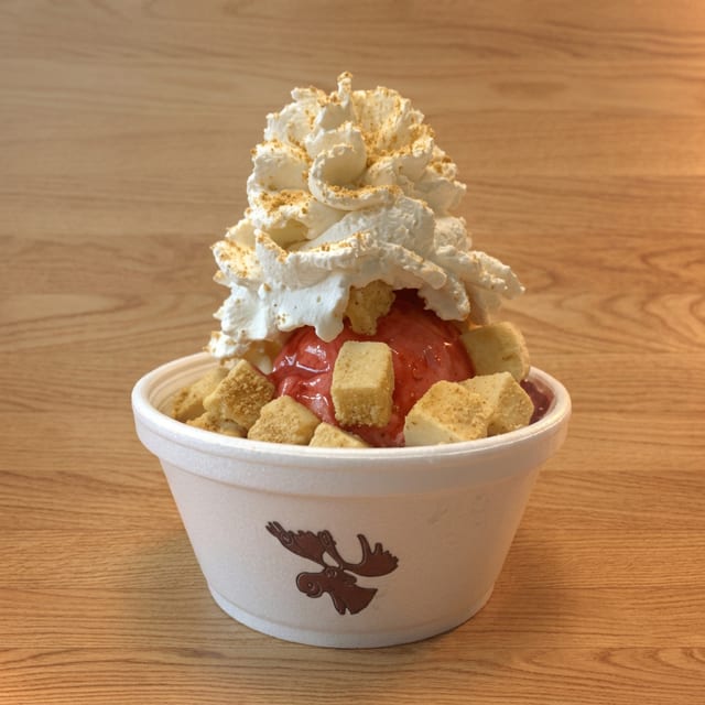 Strawberry Cheesecake Sundae.