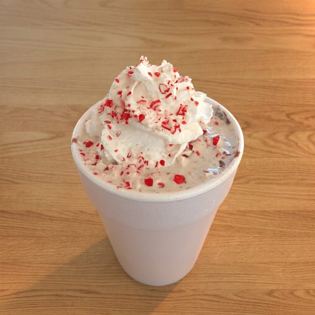 Peppermint Chip Shake.