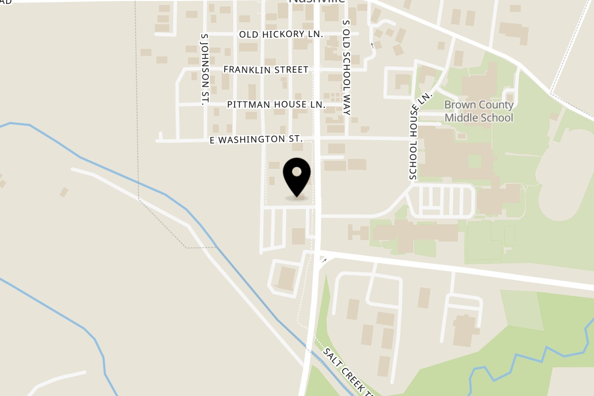 Map showing the location of The Chocolate Moose Nashville on 278 S Van Buren St in Nashville